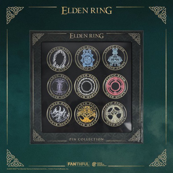 Elden Ring Metal Badge Set