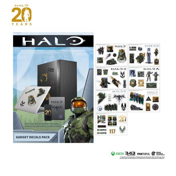 Halo 20 Anniversary Sticker